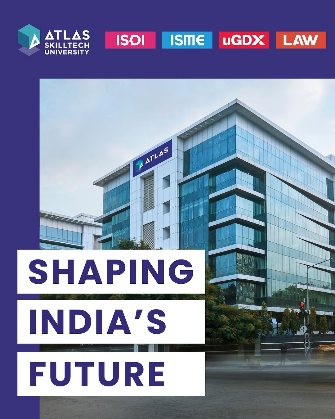 Photo shared by ATLAS SkillTech University on July 12, 2025 tagging @isdimumbai, @atlas_isme, @atlas_ugdx, and @atlas_schooloflaw.