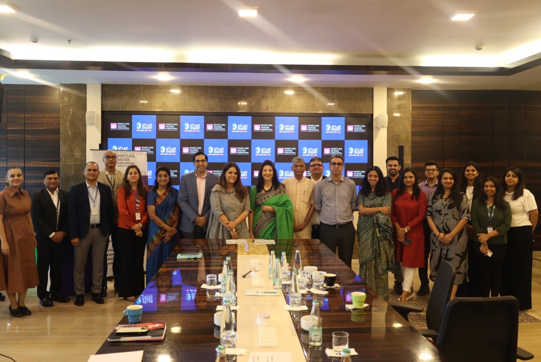 Photo by ATLAS SkillTech University on April 17, 2026. May be an image of one or more people, office and text.