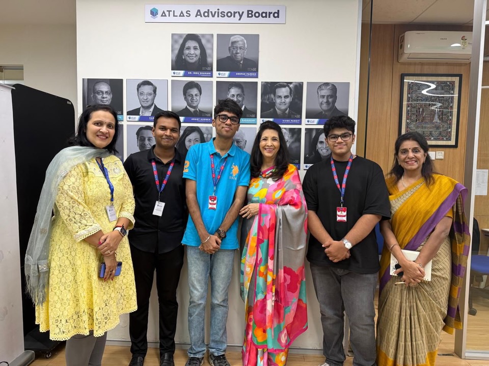 Photo shared by ATLAS SkillTech University on April 18, 2026 tagging @atlasskilltechuniversity. May be an image of standing, poster, office and text.