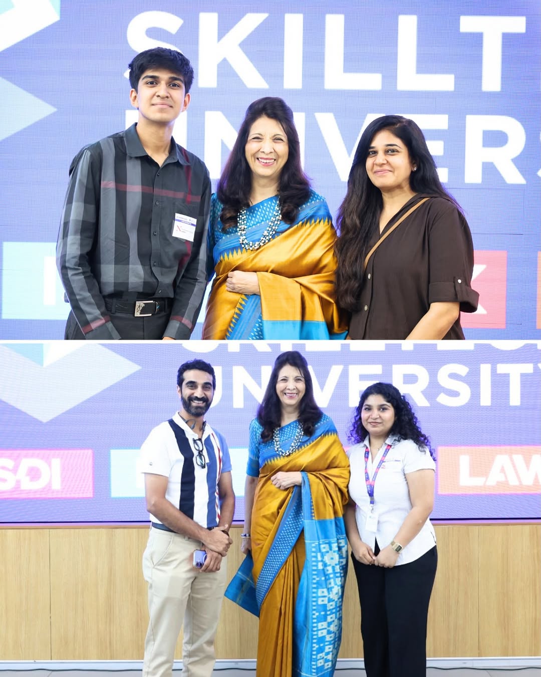 Photo by ATLAS SkillTech University on April 19, 2026. May be an image of standing and text that says "SKILLT MOIVOER VA.R R C N DI VFRSIT LAV".